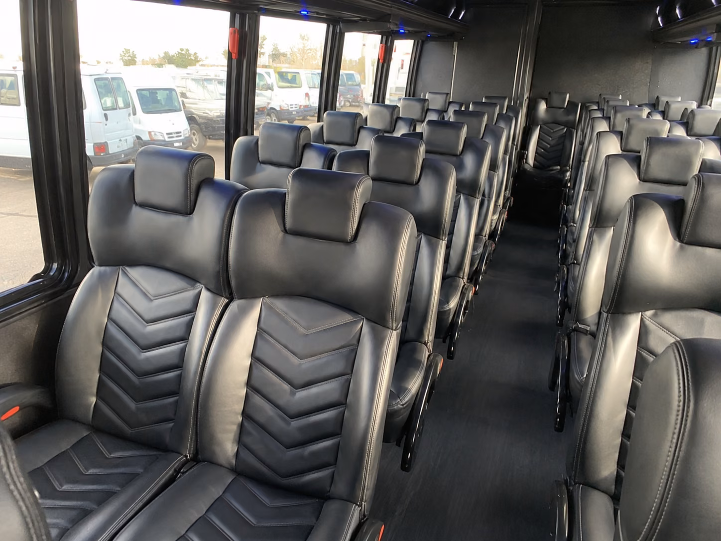 airport shuttle buses for out of town wedding guests