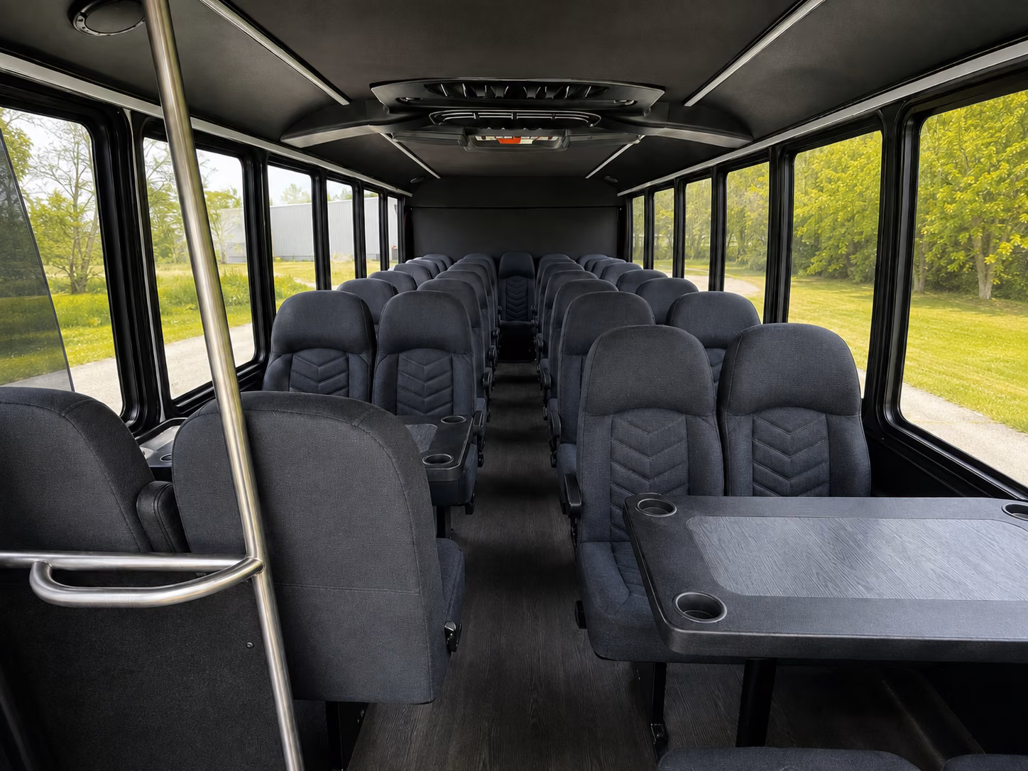 brentwood 15 passenger minibus interior
