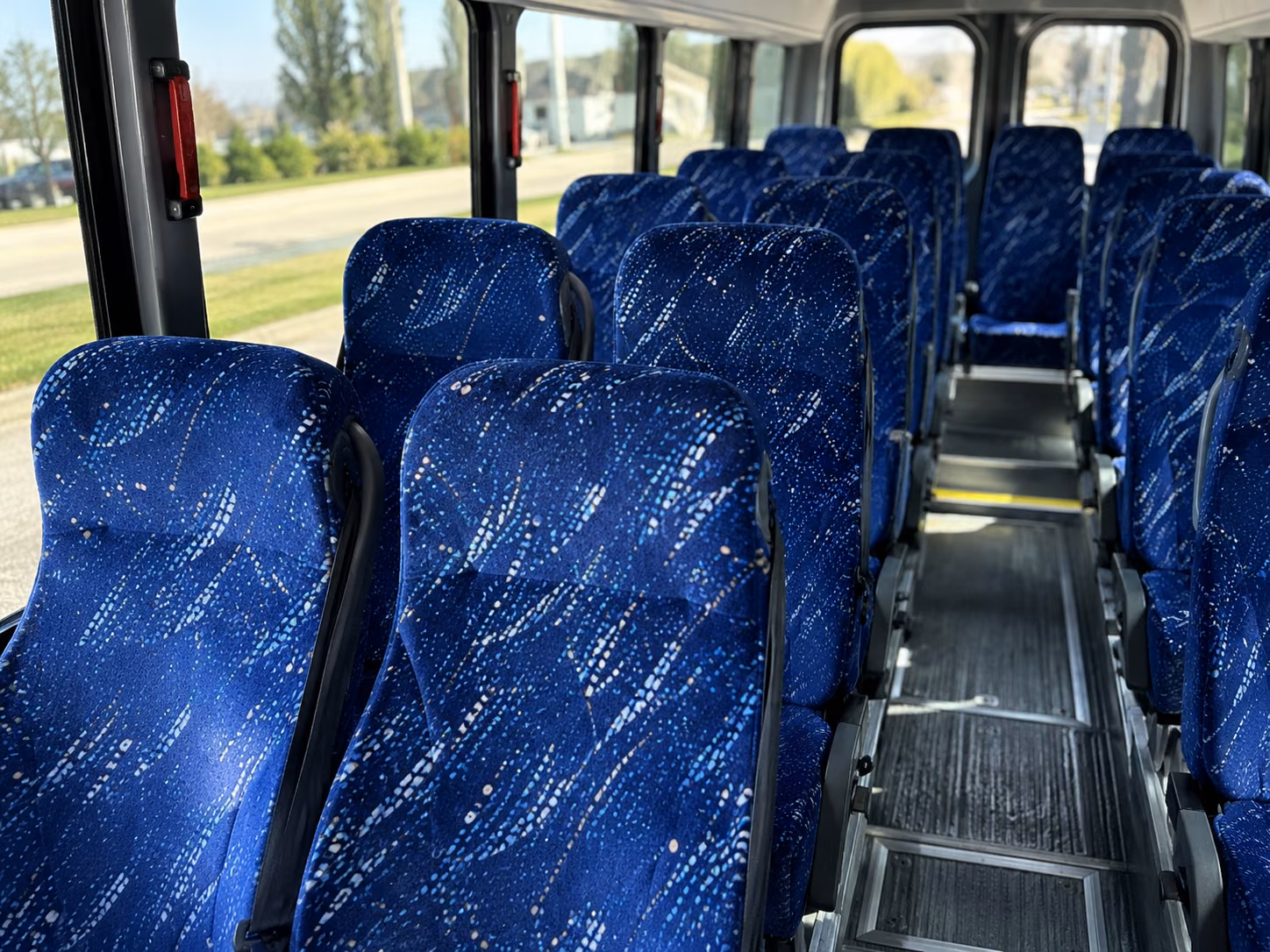 brentwood 18 passenger minibus interior