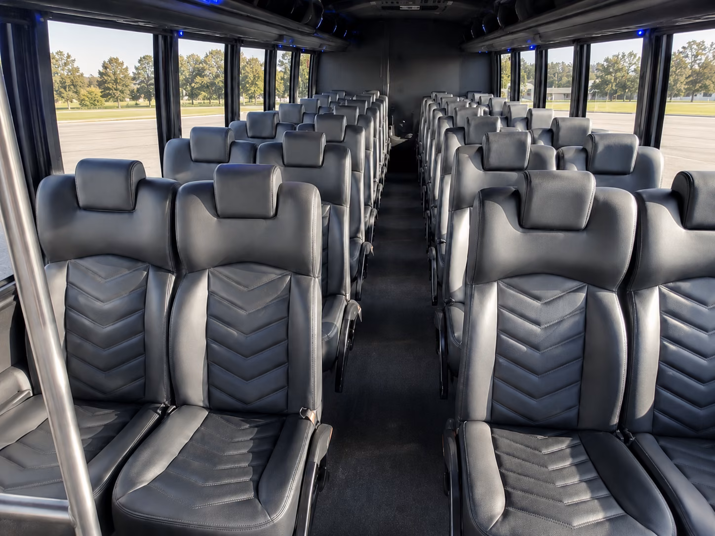 brentwood 20 passenger minibus interior