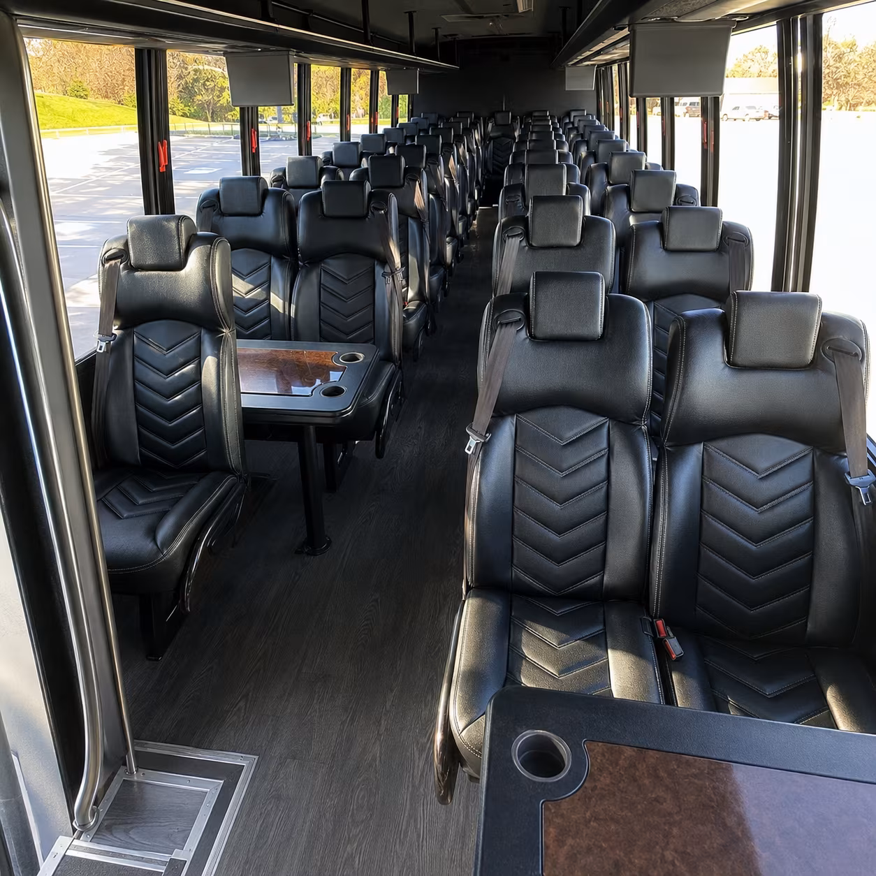 brentwood 30 passenger minibus inside