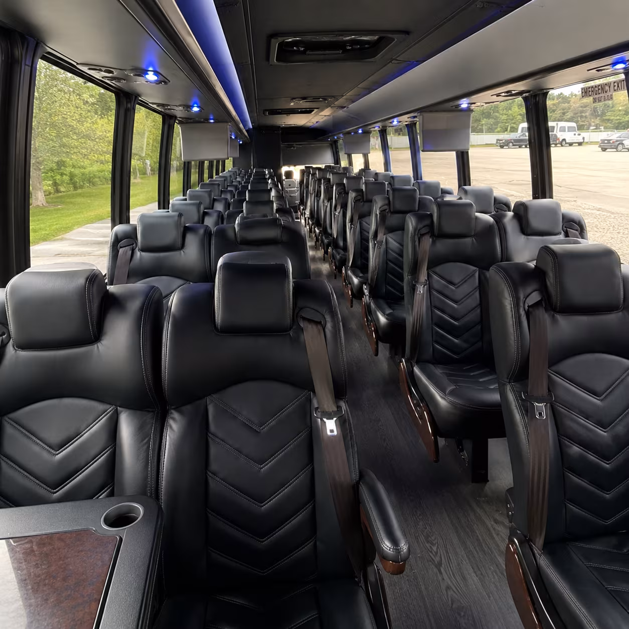 brentwood concert transportation onboard seating