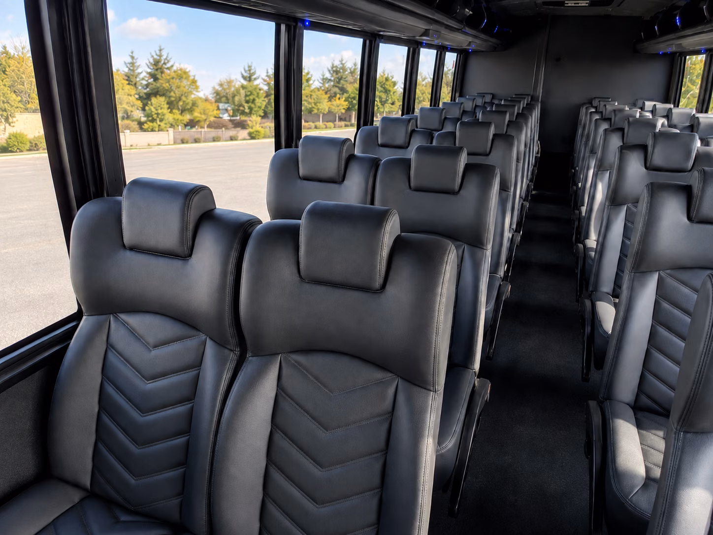 brentwood private event transportation onboard seating