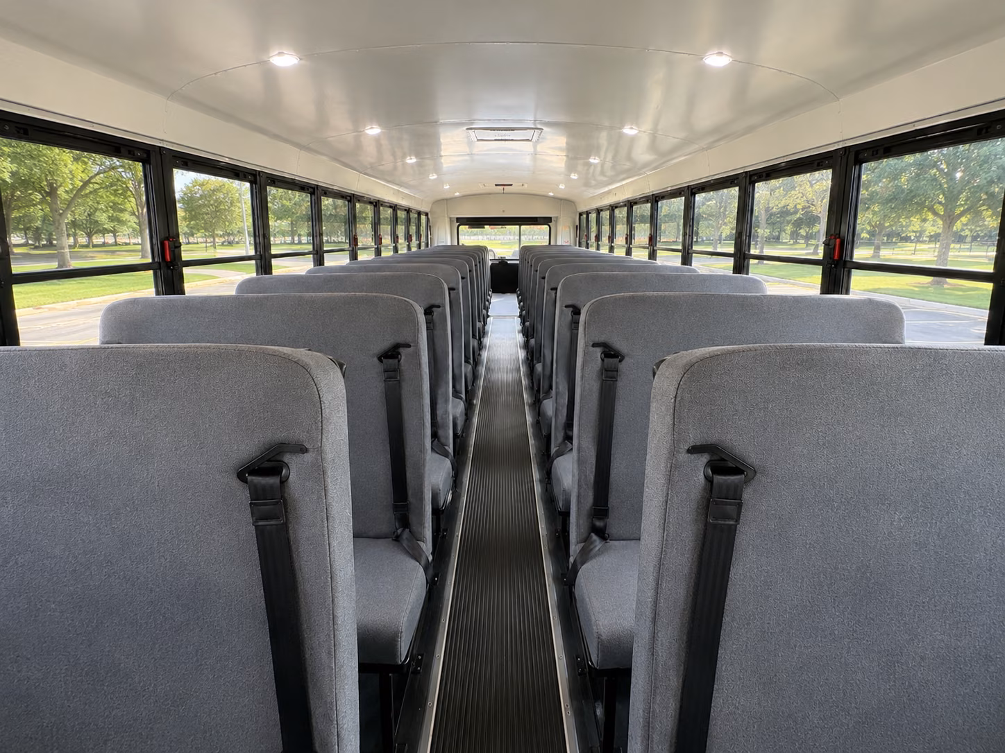 brentwood school bus inside