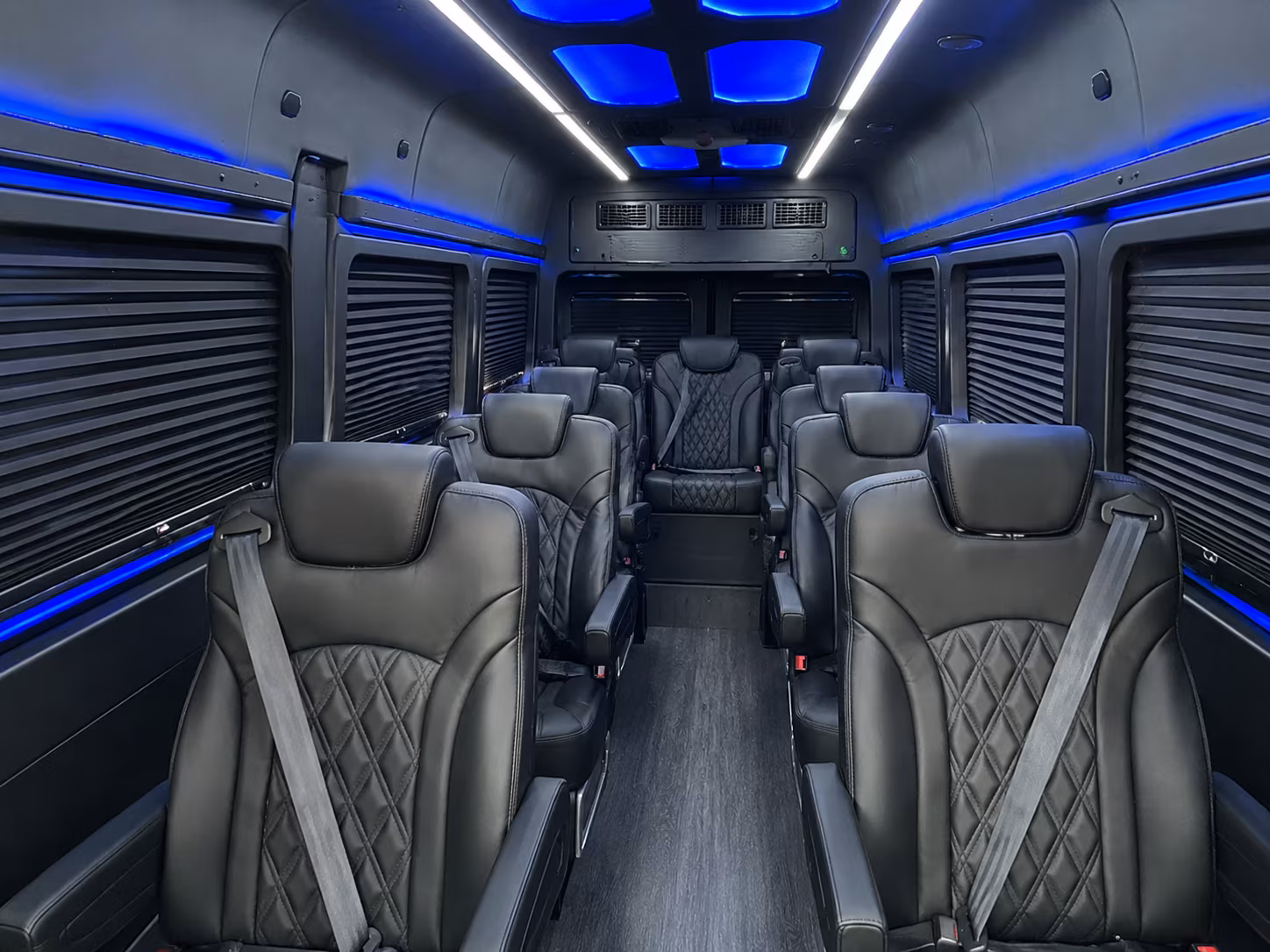 brentwood sprinter van with driver inside