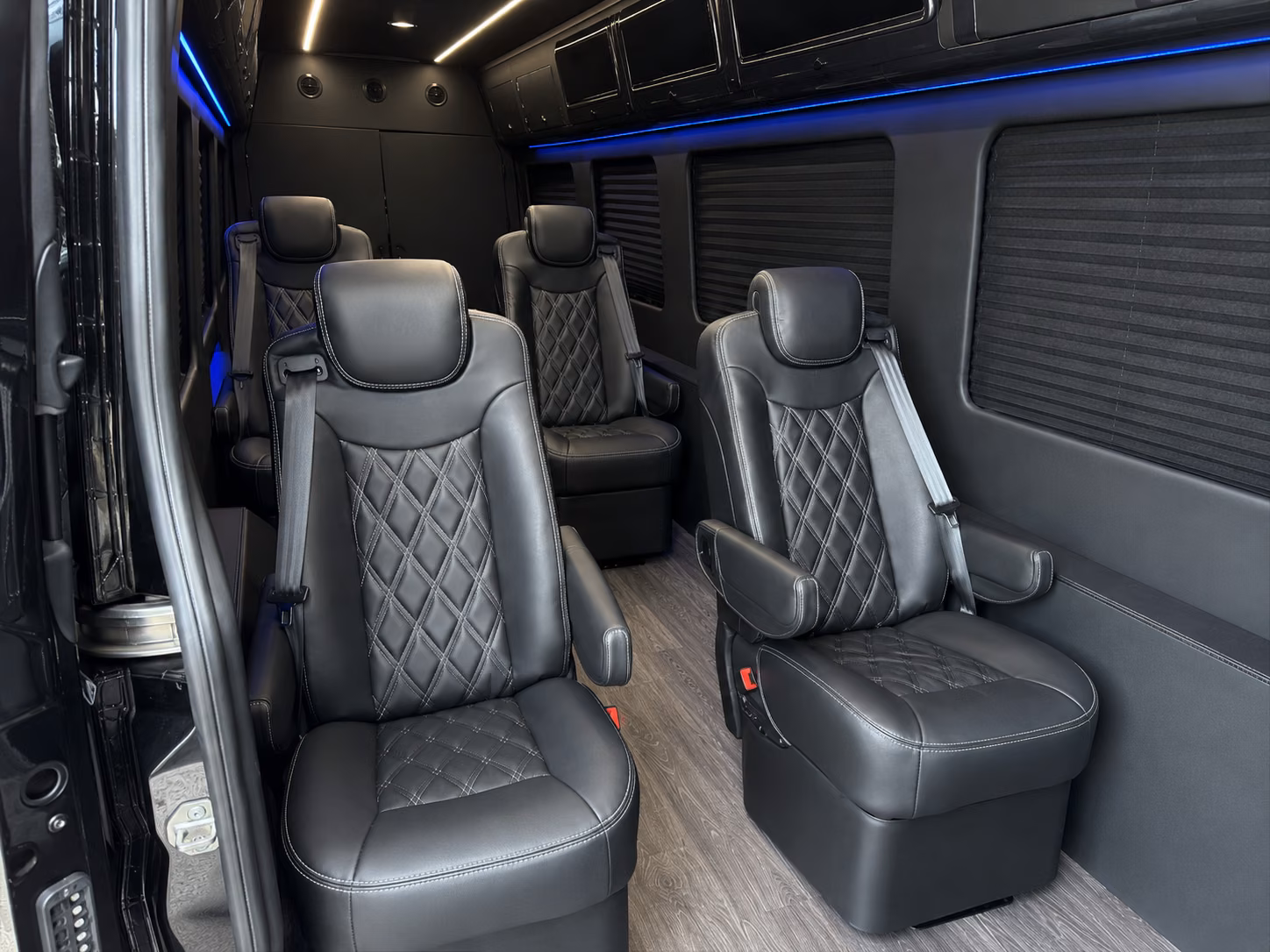 brentwood sprinter van with driver interior