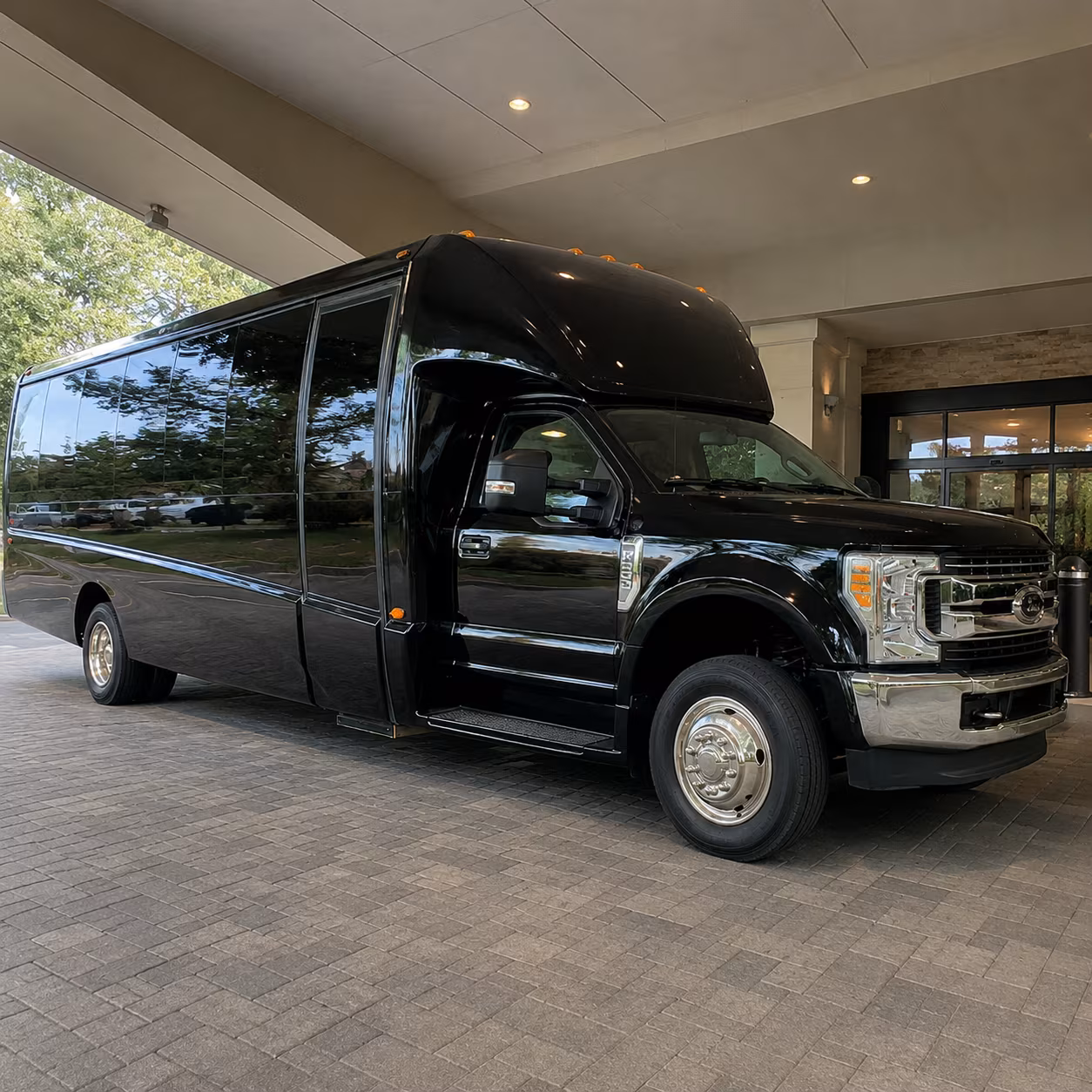 brentwood wedding transportation onboard seating