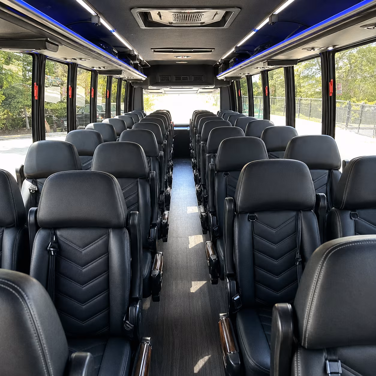 can i book a one way a round trip or a multi day package for a bus rental in brentwood