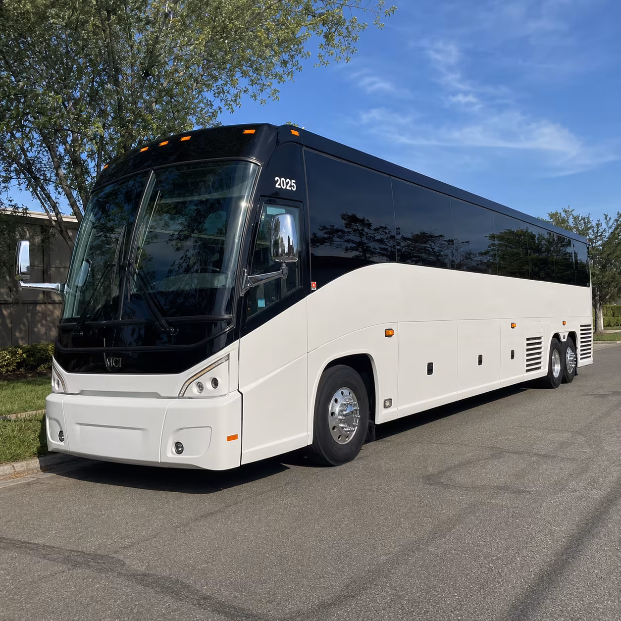 charter buses for brentwood vineyard and ranch wedding venues