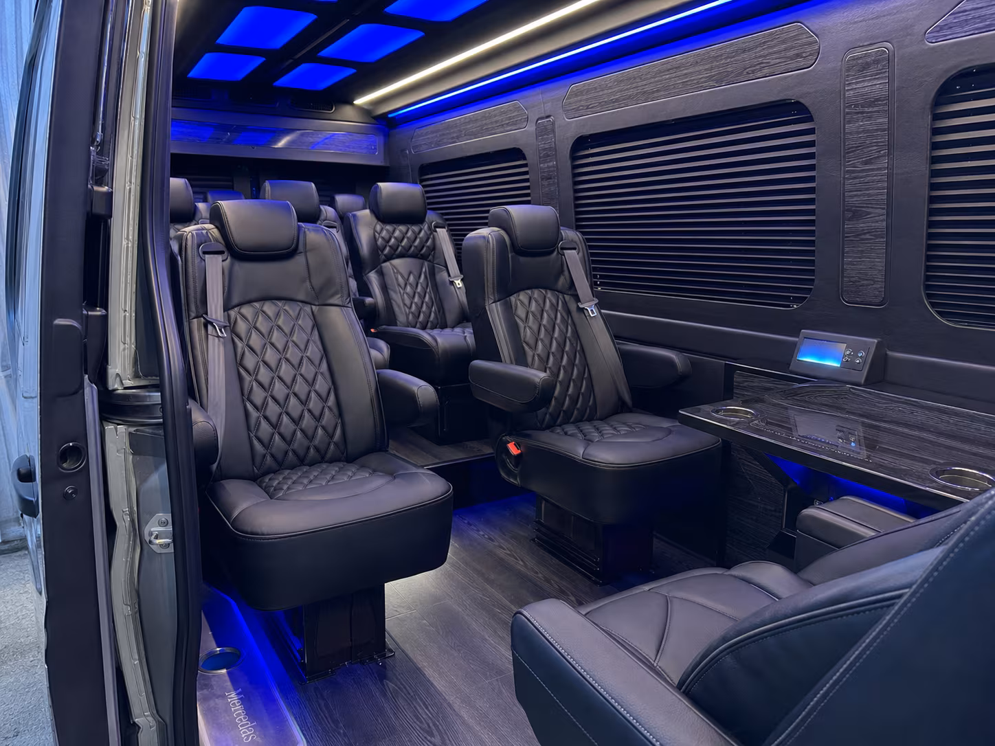 sprinter van transportation for groups and events across brentwood